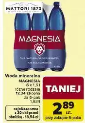 Carrefour Woda niegazowana Magnesia oferta