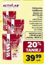 Carrefour Odżywka mass up krówka Activlab oferta
