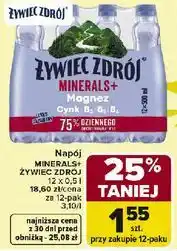 Carrefour Woda lekko gazowana Żywiec Zdrój Minerals+ oferta