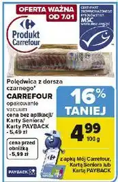 Carrefour Polędwica z dorsza czarnego Carrefour Targ Świeżości oferta