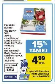 Carrefour Paluszki krabowe surimi Vici oferta
