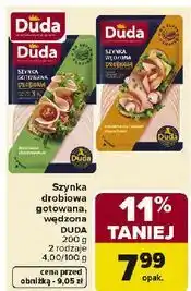 Carrefour Szynka drobiowa gotowana Silesia Duda oferta