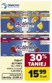 Carrefour Jogurt wieloowocowy Danone Actimel oferta