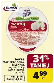 Carrefour Twaróg tłusty Mazurski Smak oferta