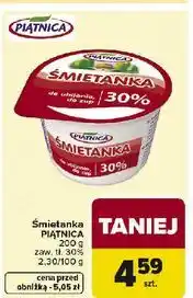 Carrefour Śmietana 30% Piątnica oferta