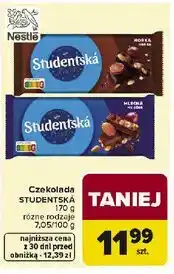 Carrefour Czekolada gorzka z bakaliami Orion Studentska oferta