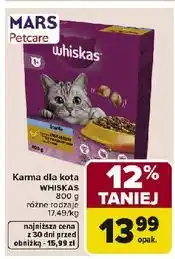 Carrefour Karma dla kota z łosośiem przepyszne paszteciki Whiskas Sterile oferta