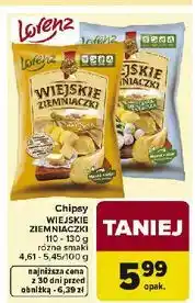 Carrefour Chipsy śmietanka z cebulką Lorenz Wiejskie Ziemniaczki oferta