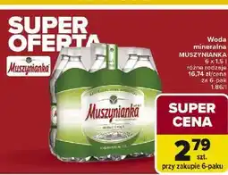 Carrefour Woda niegazowana Muszynianka oferta
