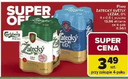 Carrefour Piwo Zatecky 0% oferta