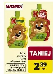 Carrefour Mus jabłko-banan Kubuś oferta