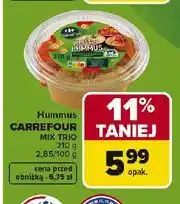 Carrefour Hummus pomidorowo paprykowy Carrefour Sensation oferta