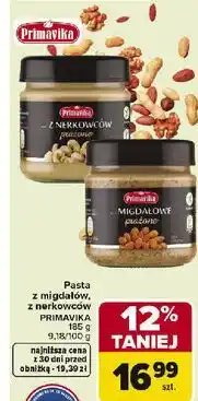 Carrefour Masło z nerkowców prażone Primavika oferta