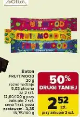 Carrefour Baton śliwka Fruit Mood oferta