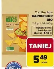 Carrefour Chipsy tortilla classic Carrefour Bio oferta