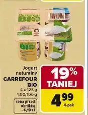 Carrefour Jogurt naturalny Carrefour Bio oferta