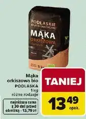 Carrefour Mąka orkiszowa Podlaskie Mąki Ekologiczne oferta