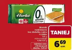 Carrefour Wafelki bez dodatku cukru śmietankowe Florbu Maffers oferta
