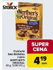 Carrefour Cukierki śmietankowe bez cukru Werther's Original oferta