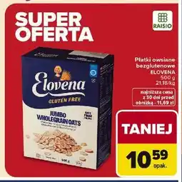 Carrefour Płatki owsiane Elovena oferta