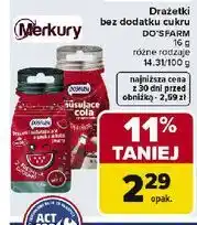 Carrefour Drażetki musujące cola Dosfarm oferta
