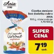 Carrefour Ciasteczka owsiane migdałowe Ania oferta