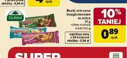 Carrefour Rurki kukurydziane z nadzieniem kakaowym Alaska oferta