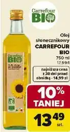 Carrefour Olej słonecznikowy Carrefour Bio oferta