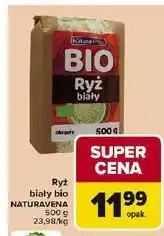 Carrefour Ryż długoziarnisty biały ekologiczny Naturavena oferta