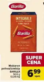 Carrefour Makaron intergrale penne rigate Barilla oferta