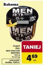 Carrefour Jogurt waniliowy Bakoma Men Skyr Protein oferta