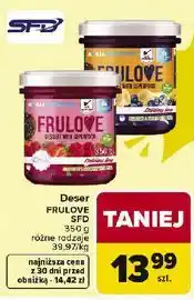 Carrefour Deser jagoda banan z nasionami chia Allnutrition Frulove oferta