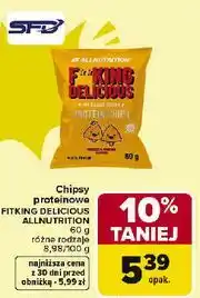 Carrefour Chipsy proteinowe serowe Fitking Delicious oferta