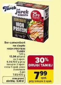 Carrefour Ser camembert na ciepło high protein Turek Naturek oferta