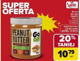 Carrefour Masło orzechowe smooth Sante Go On! oferta