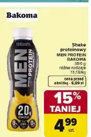 Carrefour Shake waniliowy Bakoma Men Protein oferta