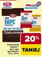 Carrefour Odżywka białkowa wpc 80 czekolada Mlekovita Sba oferta