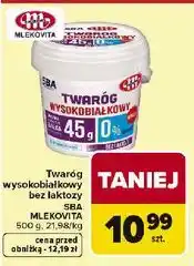 Carrefour Twaróg wysokobiałkowy Mlekovita Sba oferta