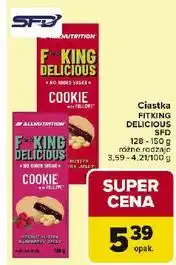 Carrefour Ciastka fitking delicious z nadzieniem malinowym Allnutrition oferta
