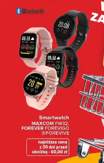 Smartwatch fore vive sb-320 czarny Forever