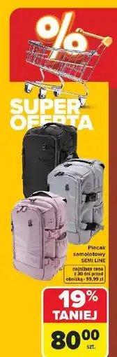 Carrefour Plecak samolotowy Semi Line oferta