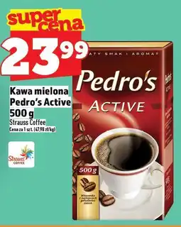 Topaz Kawa mielona Pedro's Active 500 g Strauss Coffee oferta