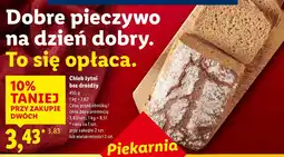 Lidl Chleb żytni bez drożdży oferta
