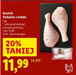 Lidl Rzeźnik podudzia z indyka oferta