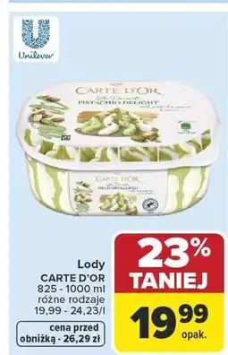 Carrefour Lody CARREFOUR EXTRA, AMERICAN STYLE różne rodzaje oferta