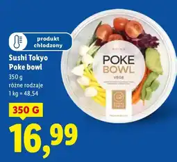 Lidl Sushi Tokyo Poke bowl różne rodzaje oferta