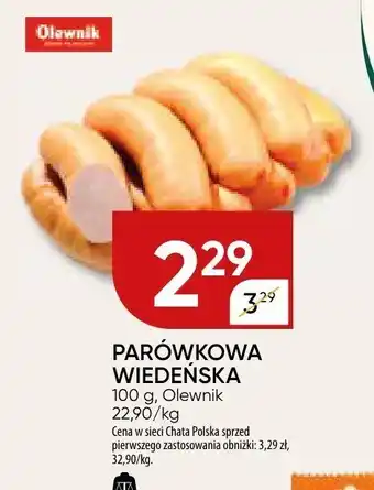 Chata Polska Parówkowa extra oferta