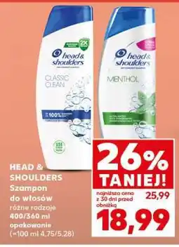 Kaufland HEAD & SHOULDERS Szampon do włosów różne rodzaje oferta
