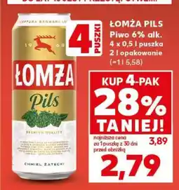 Kaufland Łomża Pils oferta