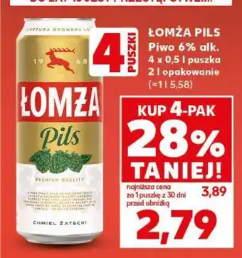 Kaufland Łomża Pils oferta